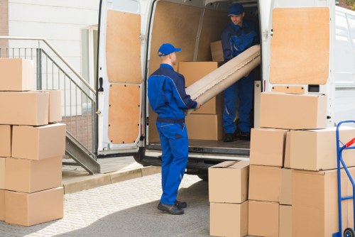 Business storage unit space in Preston with organised commercial items